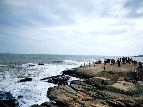 红海湾遮浪南海观世音旅游景区游客广场