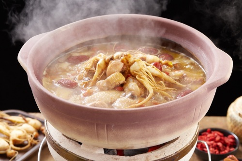 文昌麦海鲜鸡煲