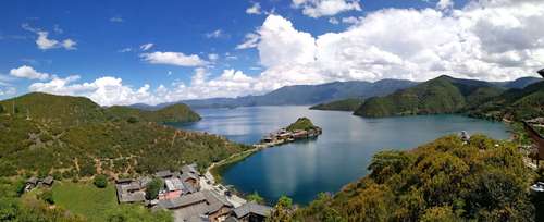 泸沽湖-风景区观景台