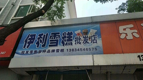 伊利雪糕批发店