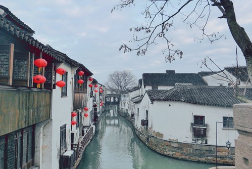 七里山塘景区