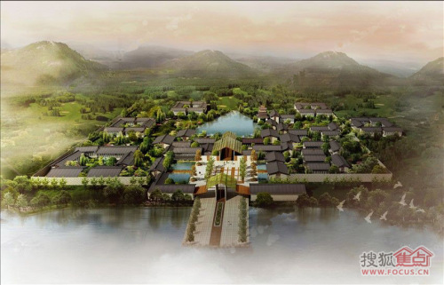 多彩贵州城效果图