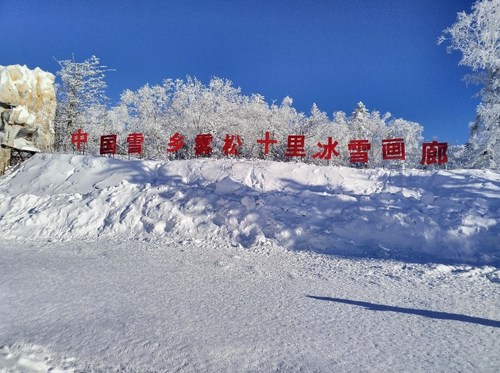 雪乡雾凇十里冰雪画廊