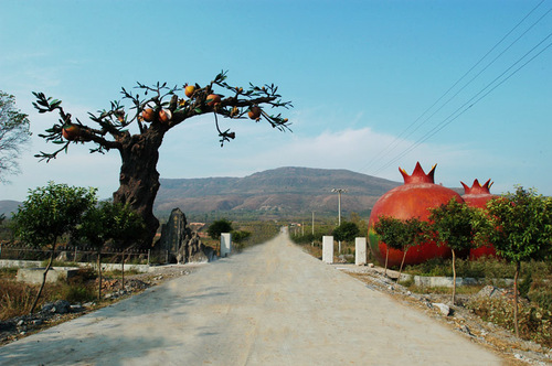 金牛山风景石榴园