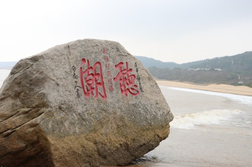 普陀山风景名胜区-听潮石