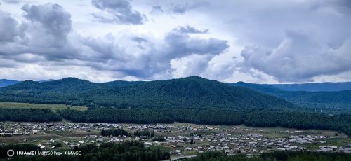 禾木风景区-观景平台