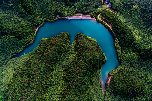 龙坞水库水坝