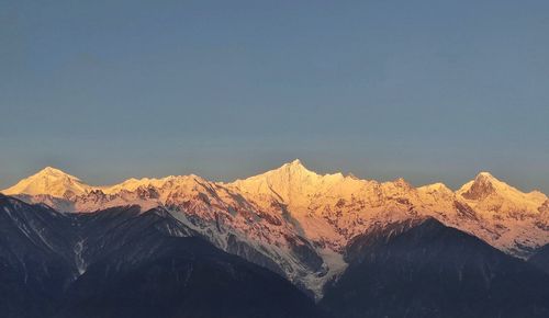 梅里雪山卡瓦格博峰观景台