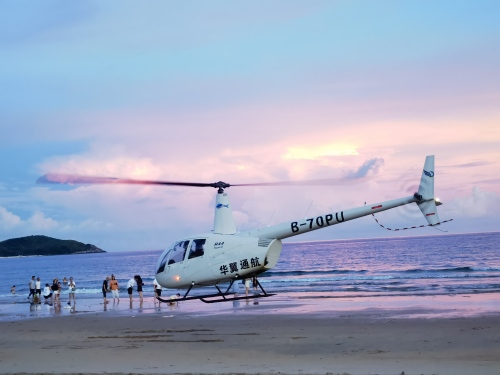 天鲸航空万宁石梅湾直升机飞行基地