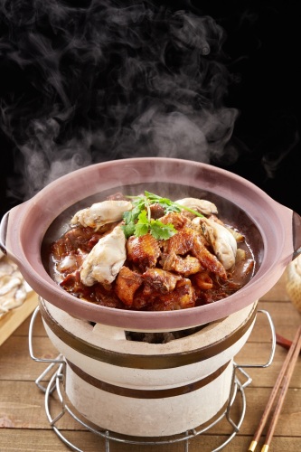 文昌麦海鲜鸡煲