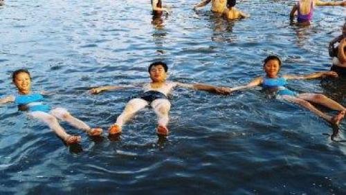中国死海运城盐湖