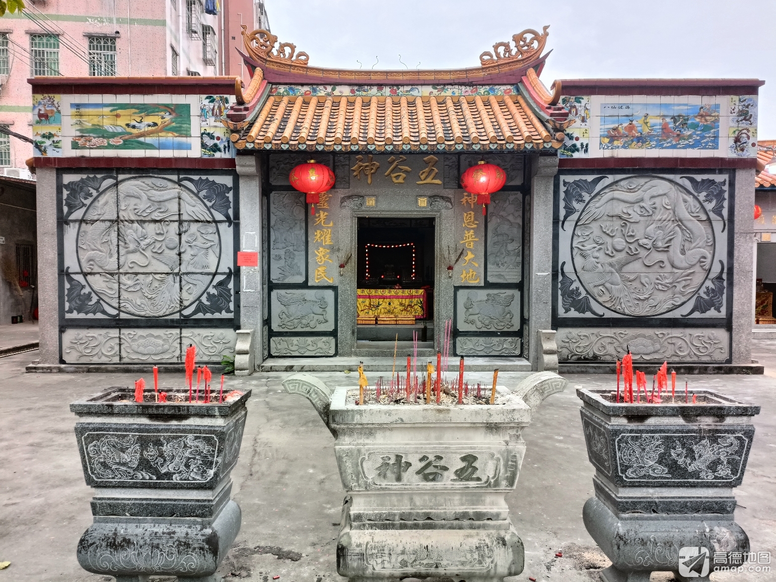 五谷神庙实景照片