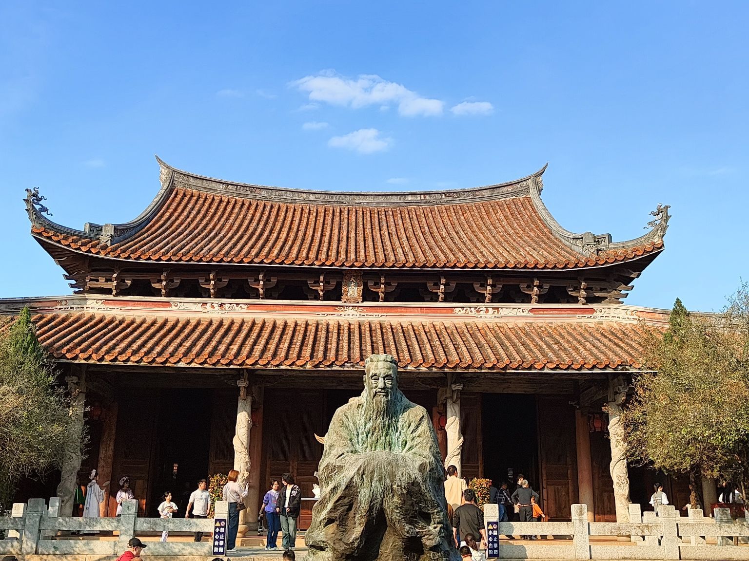 漳州府文庙大成殿实景照片