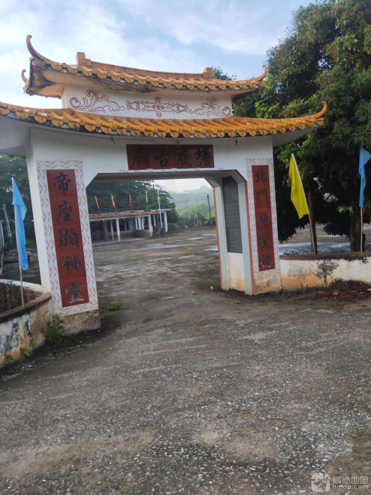 塘底古庙实景照片