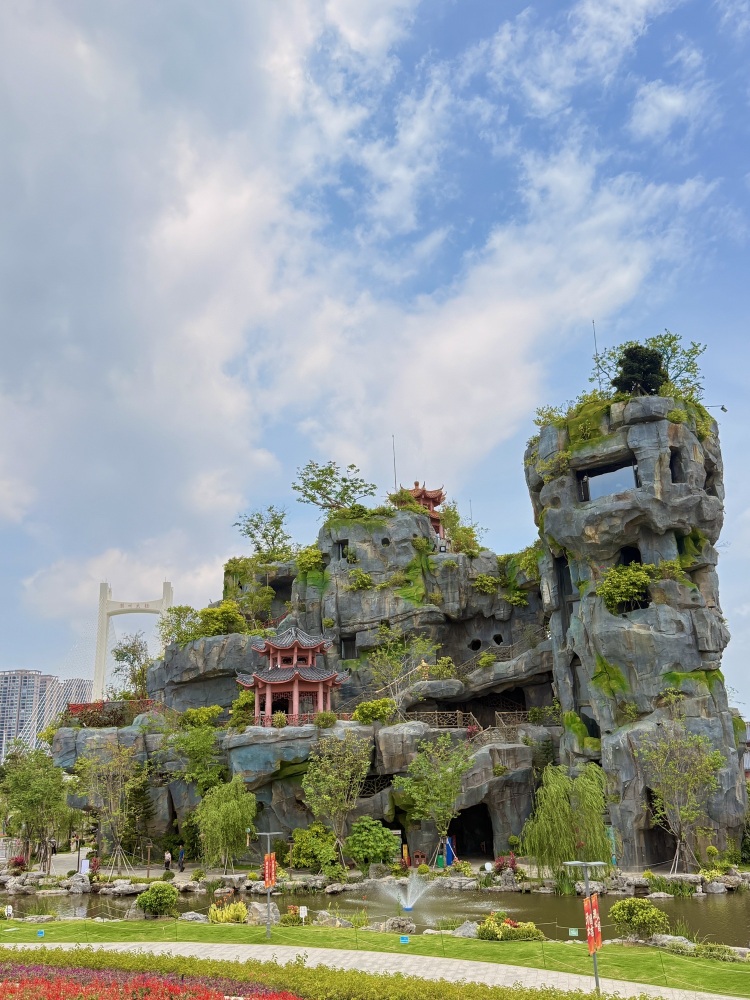 潮人公园花果山景点图片