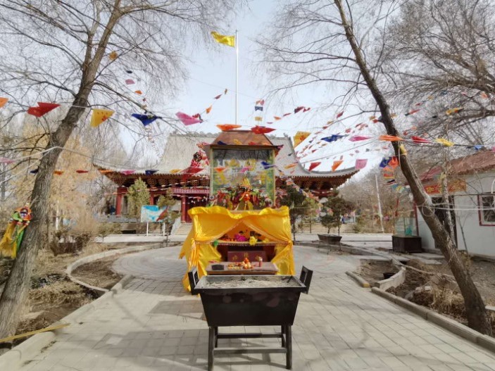 瓜州县天元寺实景照片