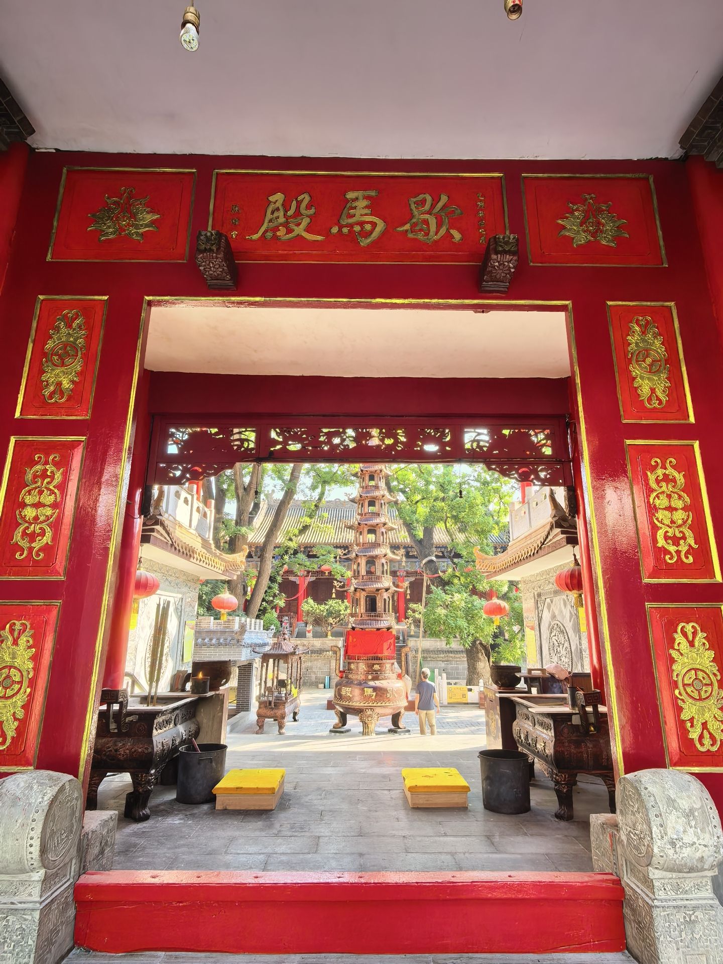 柳湖歇马殿实景照片