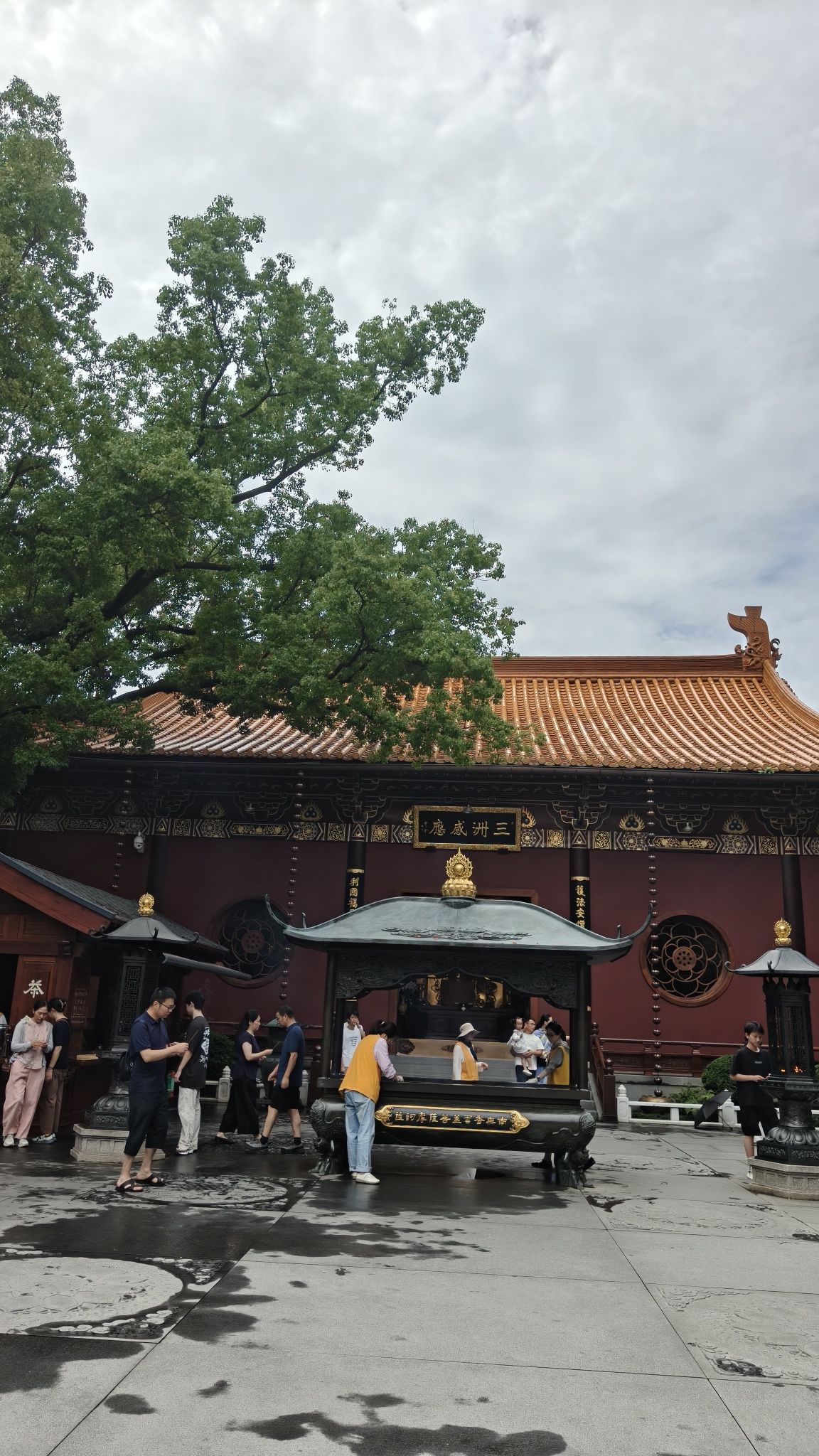 东林寺观音阁实景照片