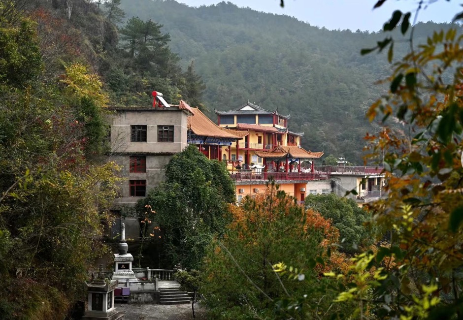 天台山菩提寺实景照片