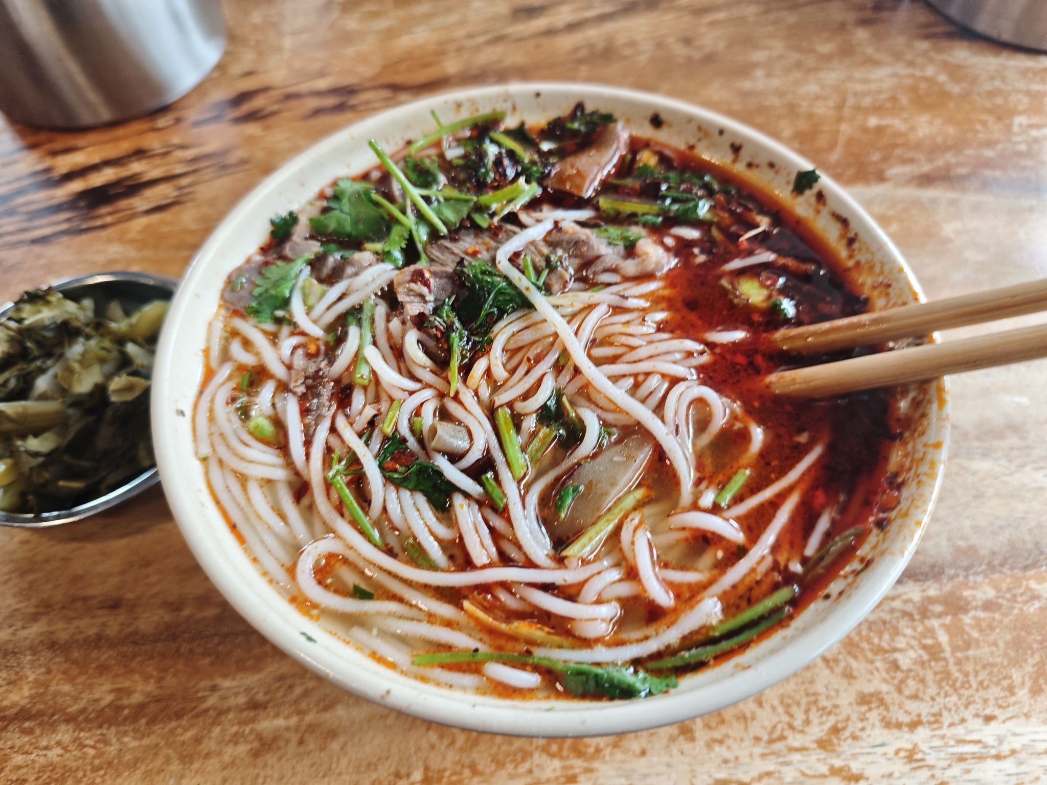 尝回头羊肉粉