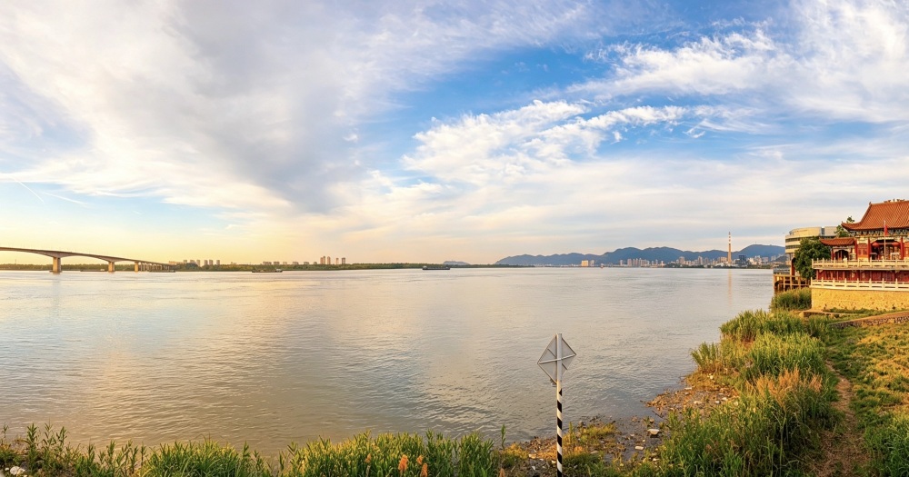 黄石江滩公园景点图片