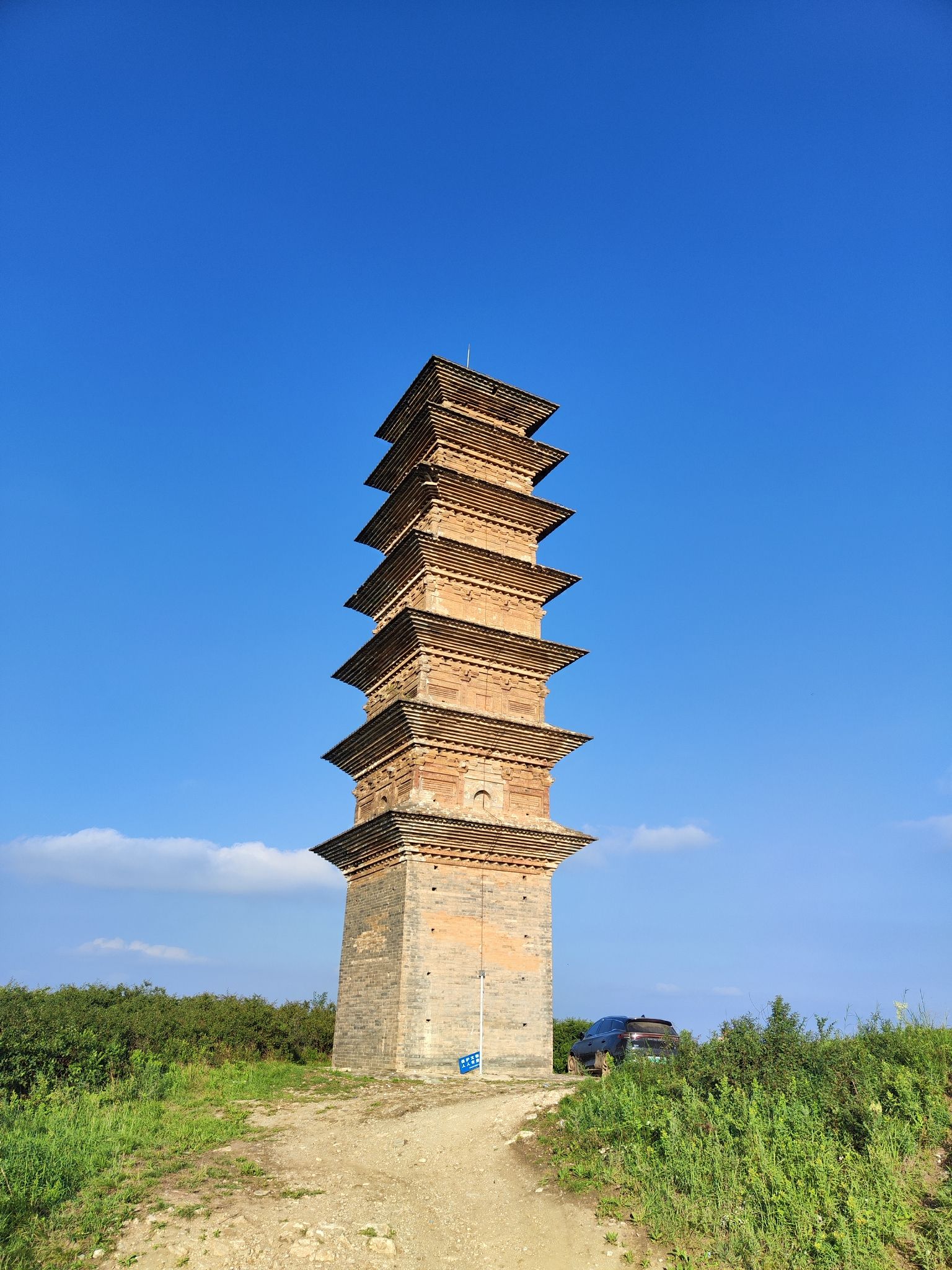 万斛寺塔实景照片