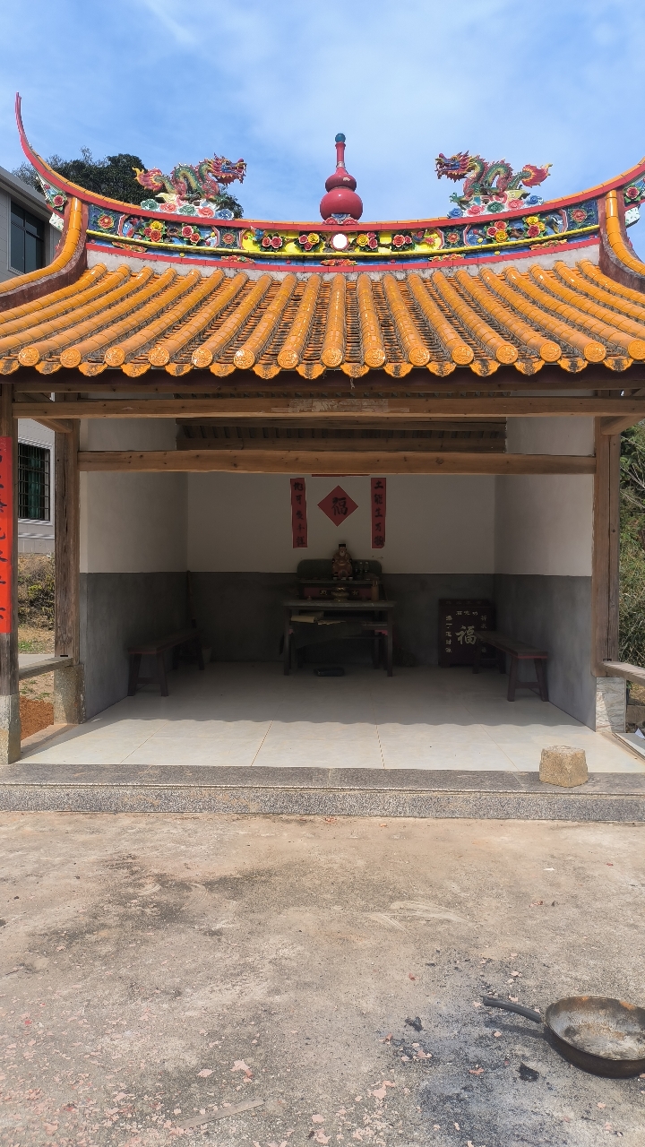 陈村村土地庙实景照片