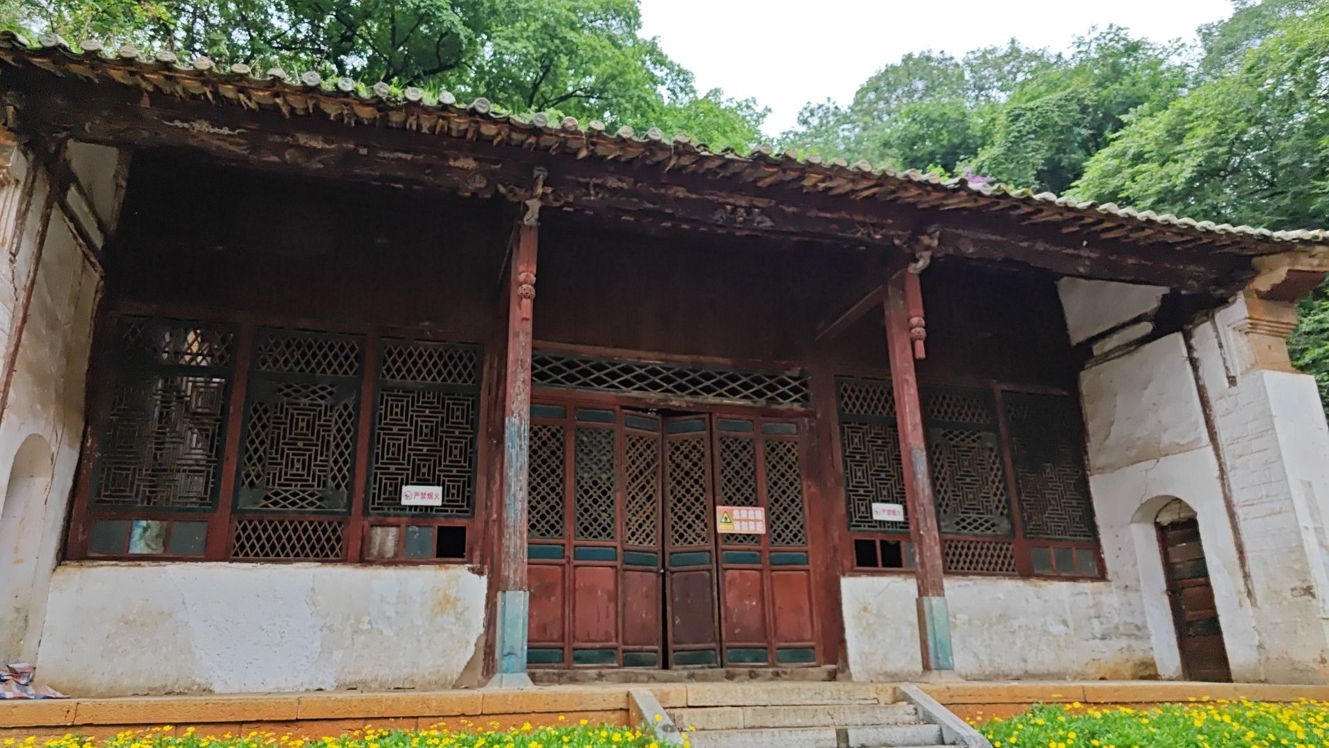 伏波将军庙后殿实景照片