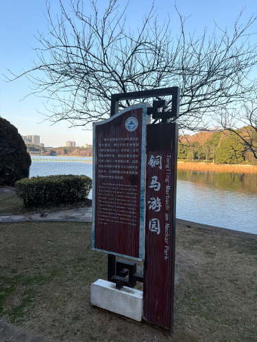 天井湖公园-铜马游园