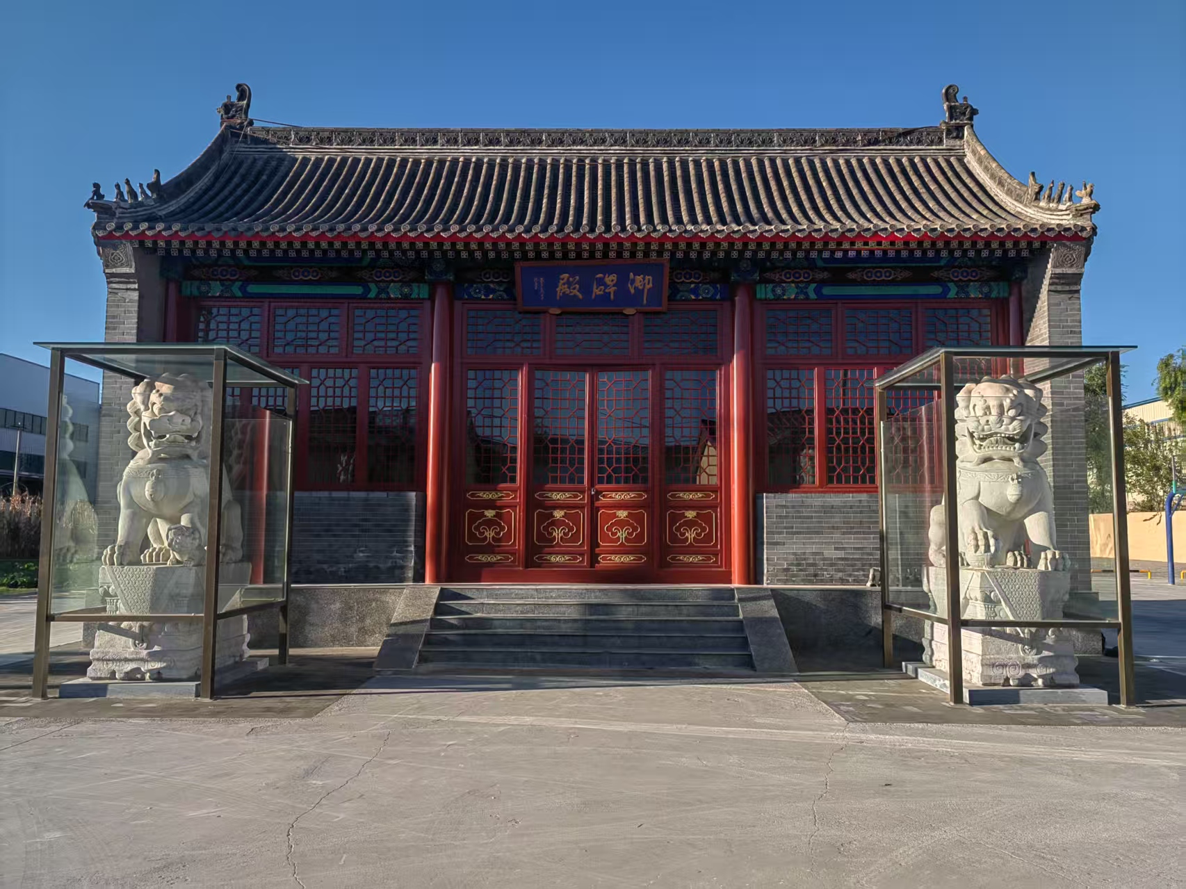 御碑殿实景照片