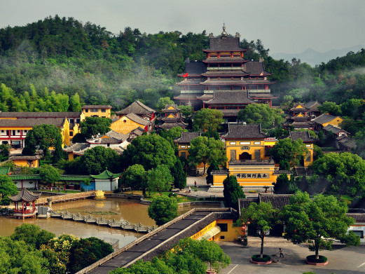 横店影视城大智禅寺实景照片