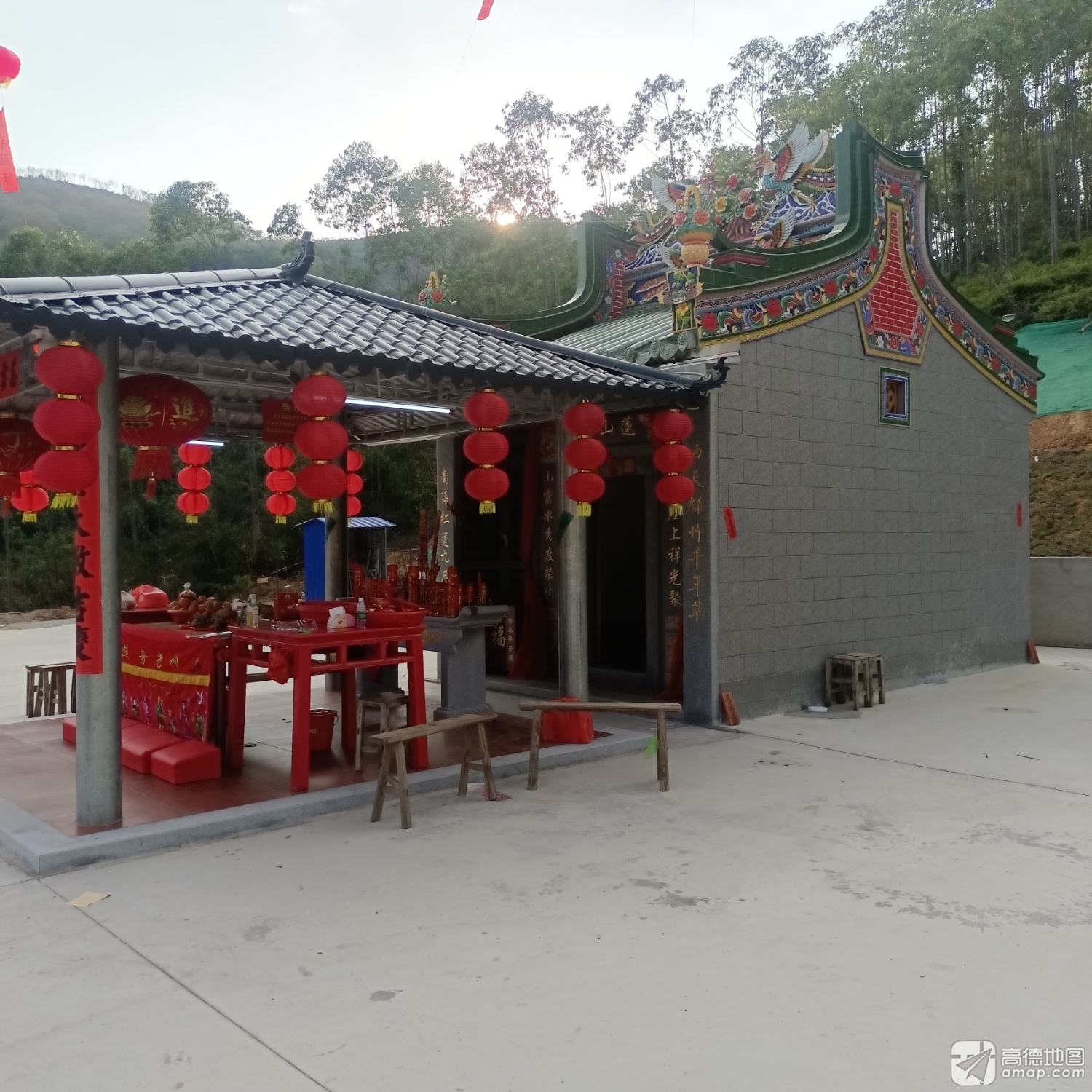 莲山庙实景照片