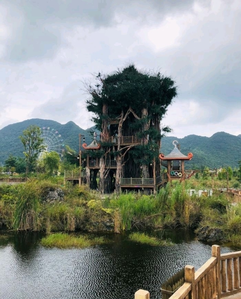 云漫湖生态度假公园景点图片