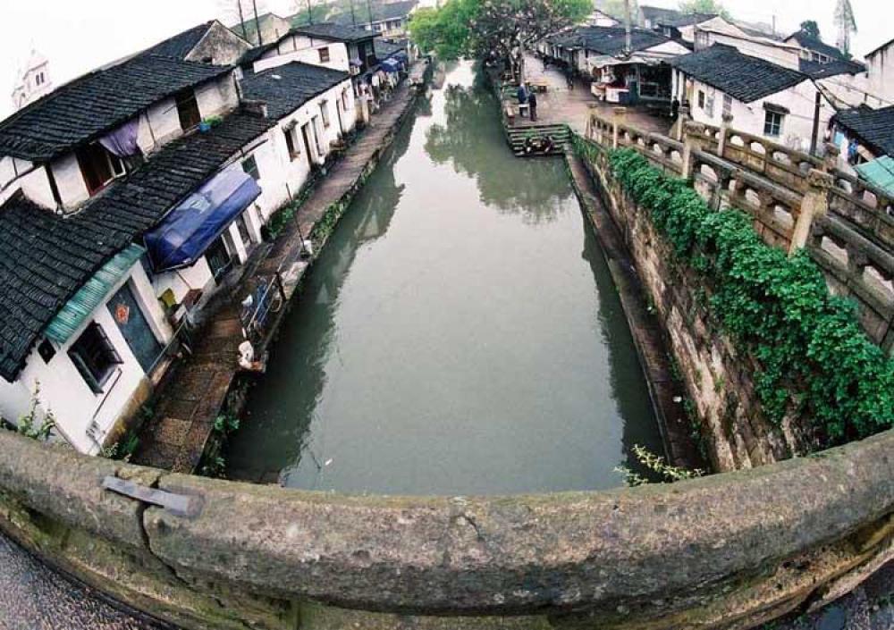 八字桥景点图片