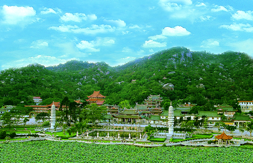 珠海普陀寺实景照片