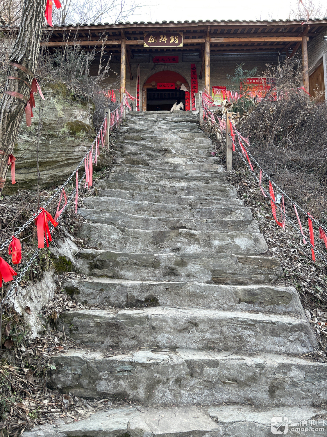 百日山朝拜殿实景照片