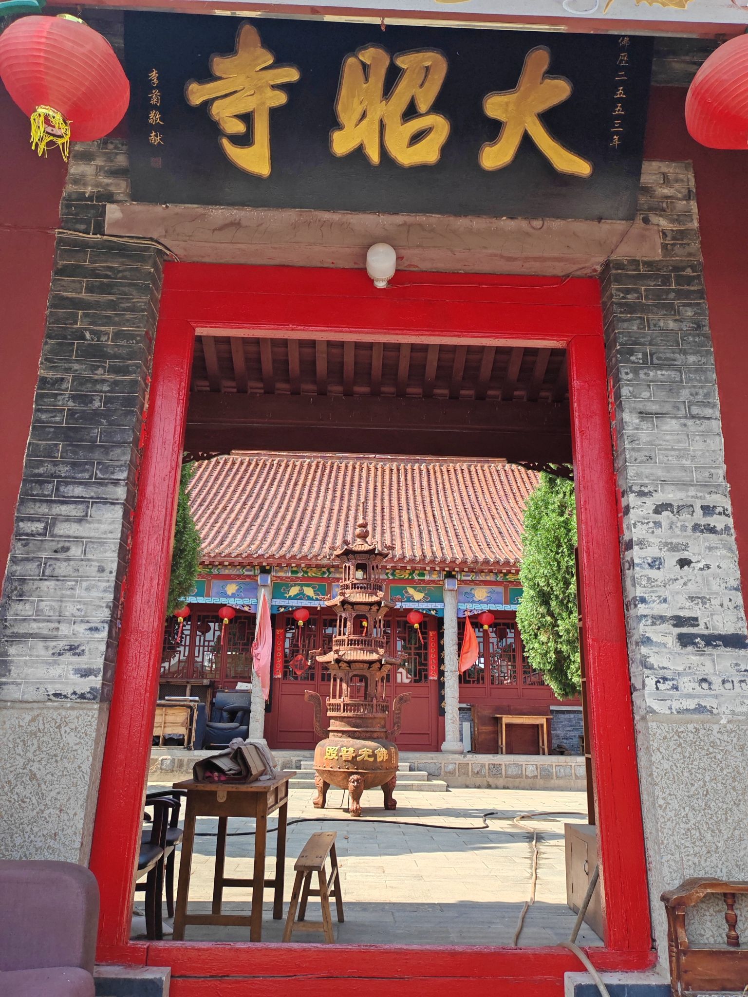尖古堆大昭寺实景照片