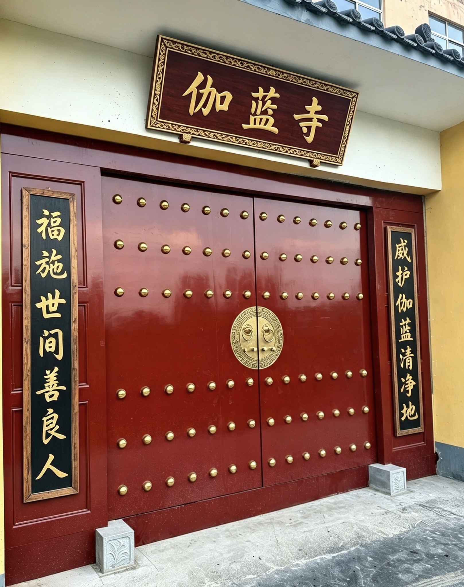 新蔡县伽蓝寺实景照片