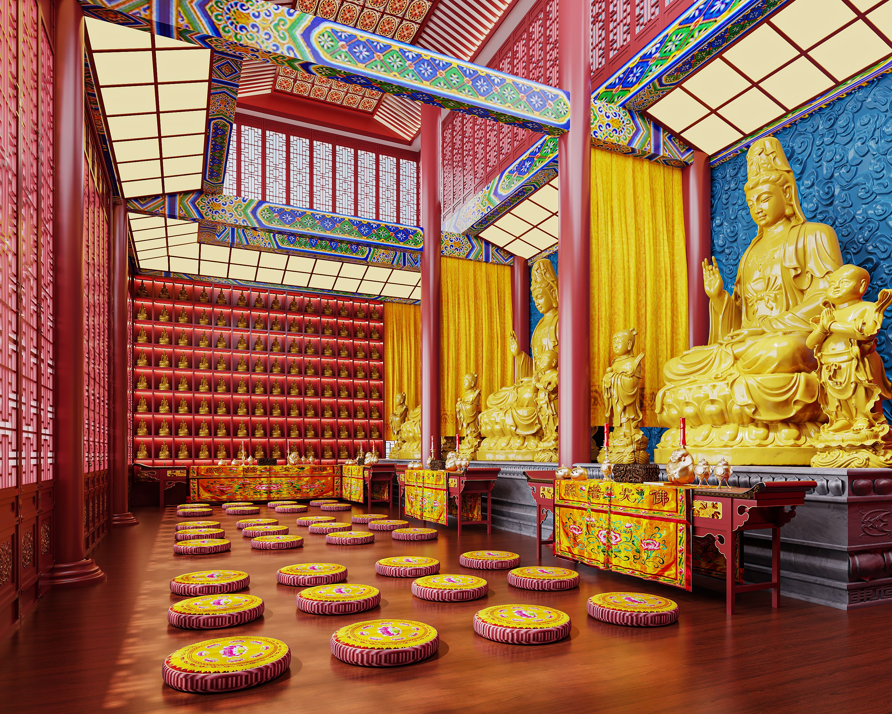 龟山观音寺实景照片