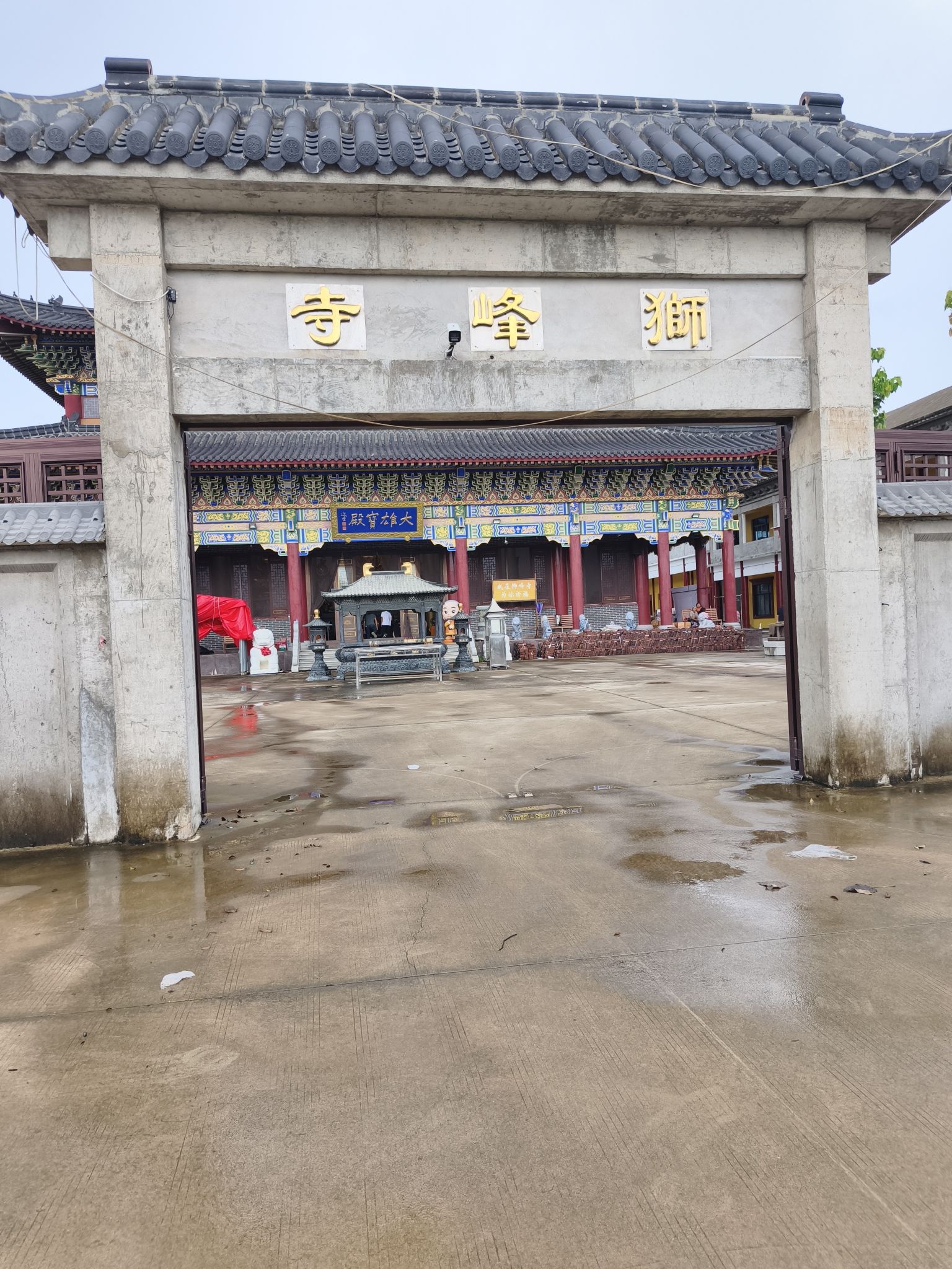 芦园狮峰寺实景照片