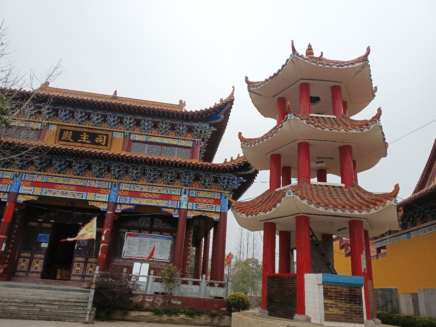 罗家村青龙古寺实景照片