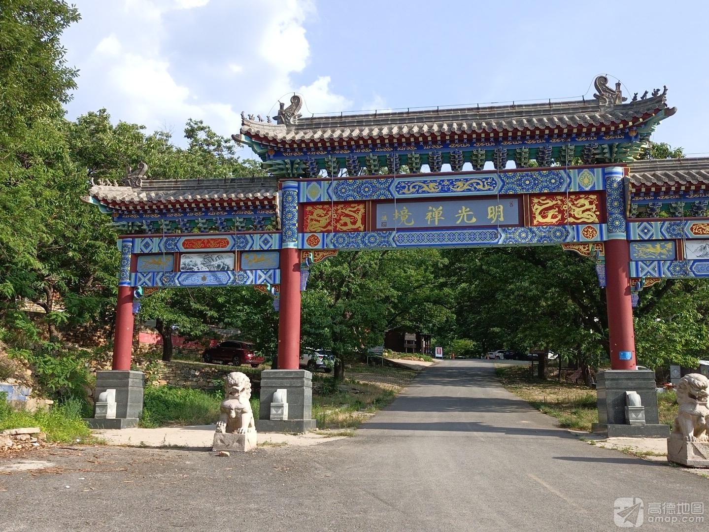 明光寺林场实景照片