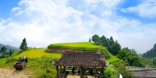 元宝梯田观景平台旅行图片 2
