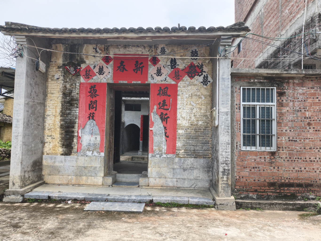 东围塘祠堂实景照片