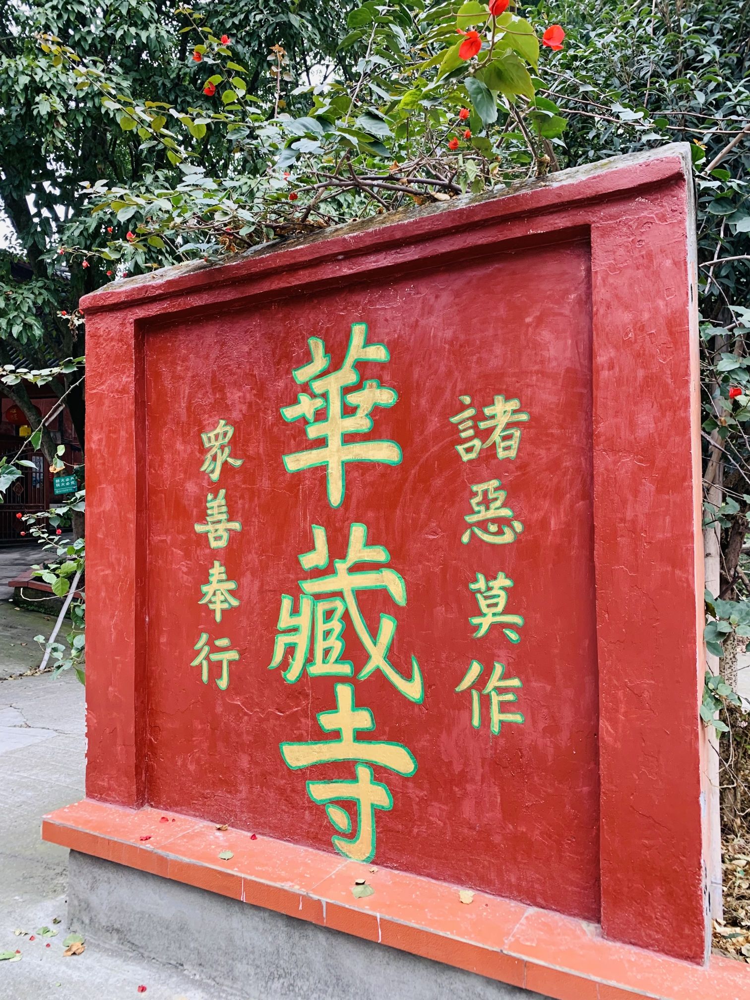 眉山松江华藏寺实景照片