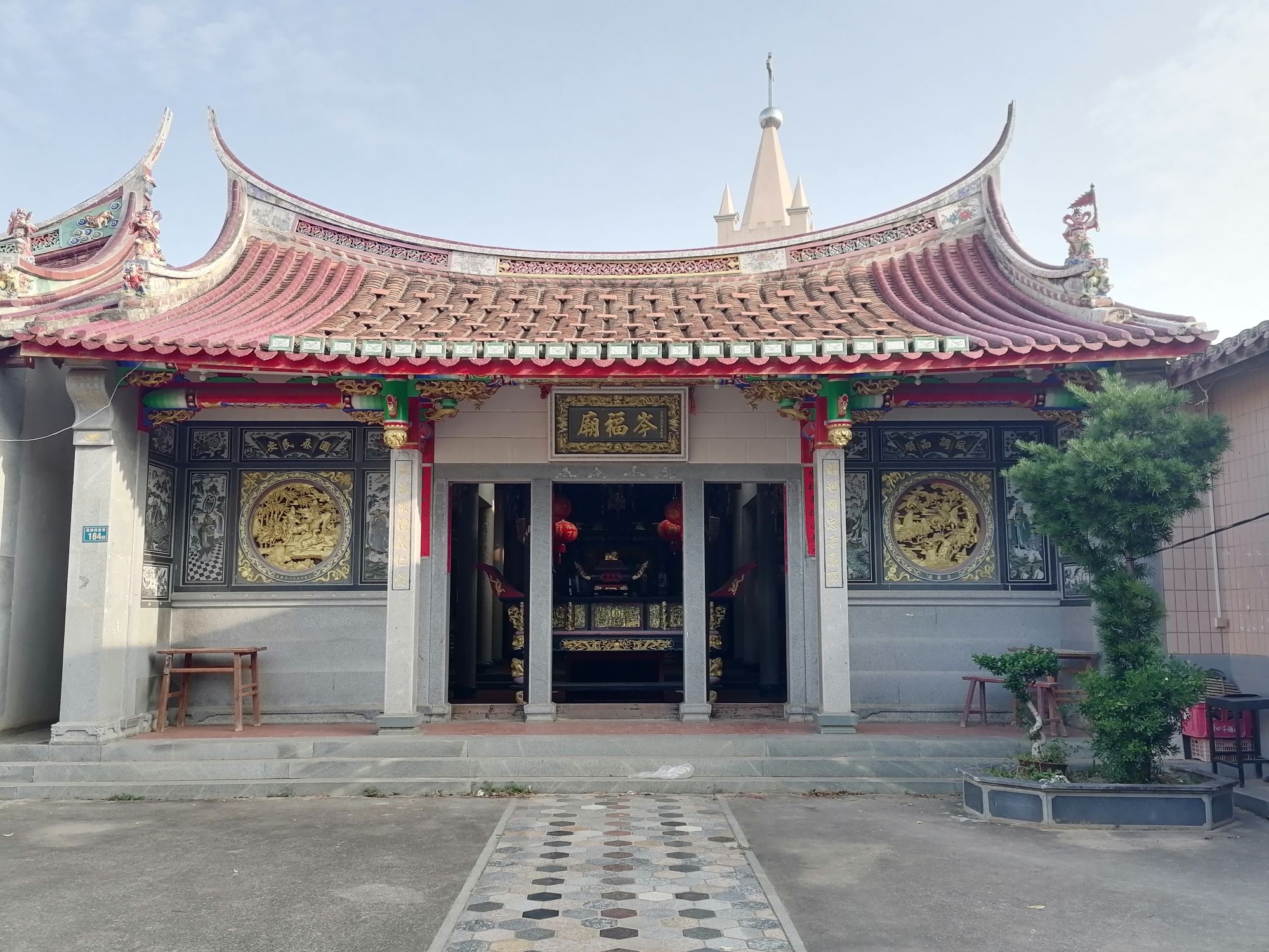 埭头镇高林村赤岑德星庙实景照片