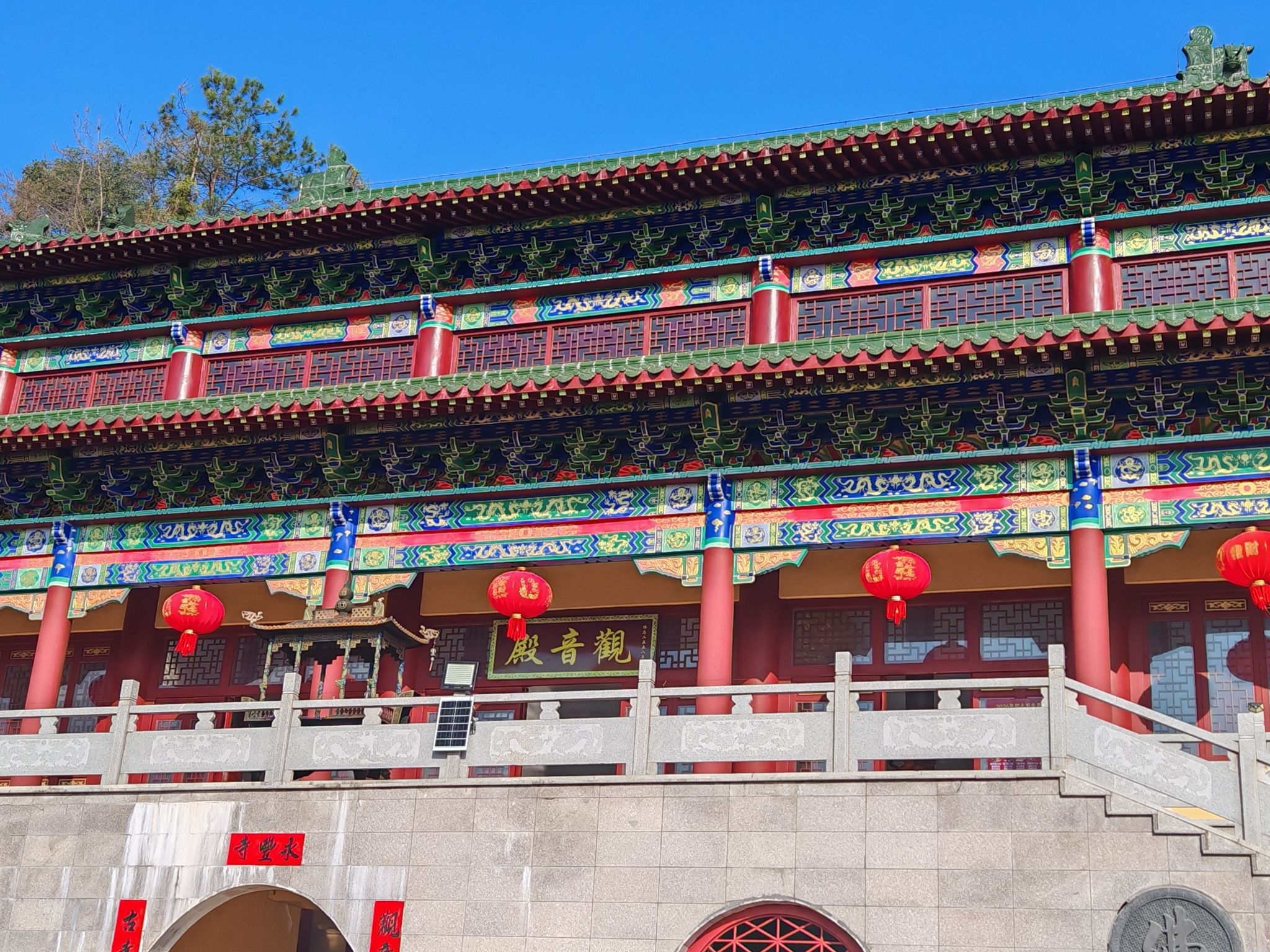 大埔县观音山永丰寺实景照片