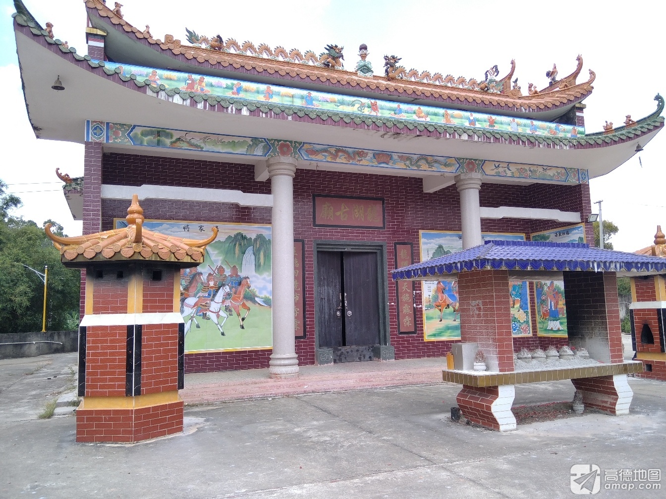 龙湖古庙实景照片
