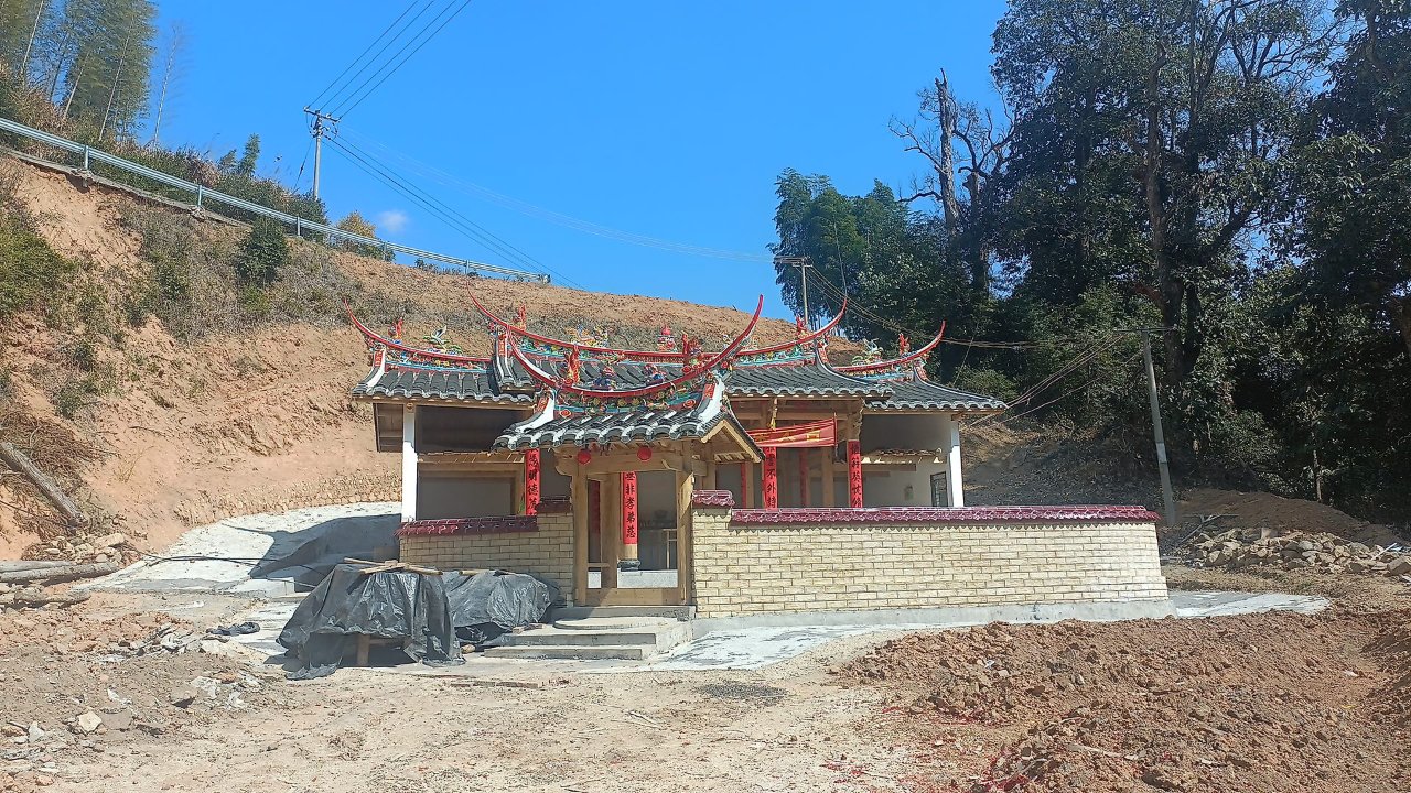 福建省三明市大田县太华镇德安村安山自然村福兴祠实景照片