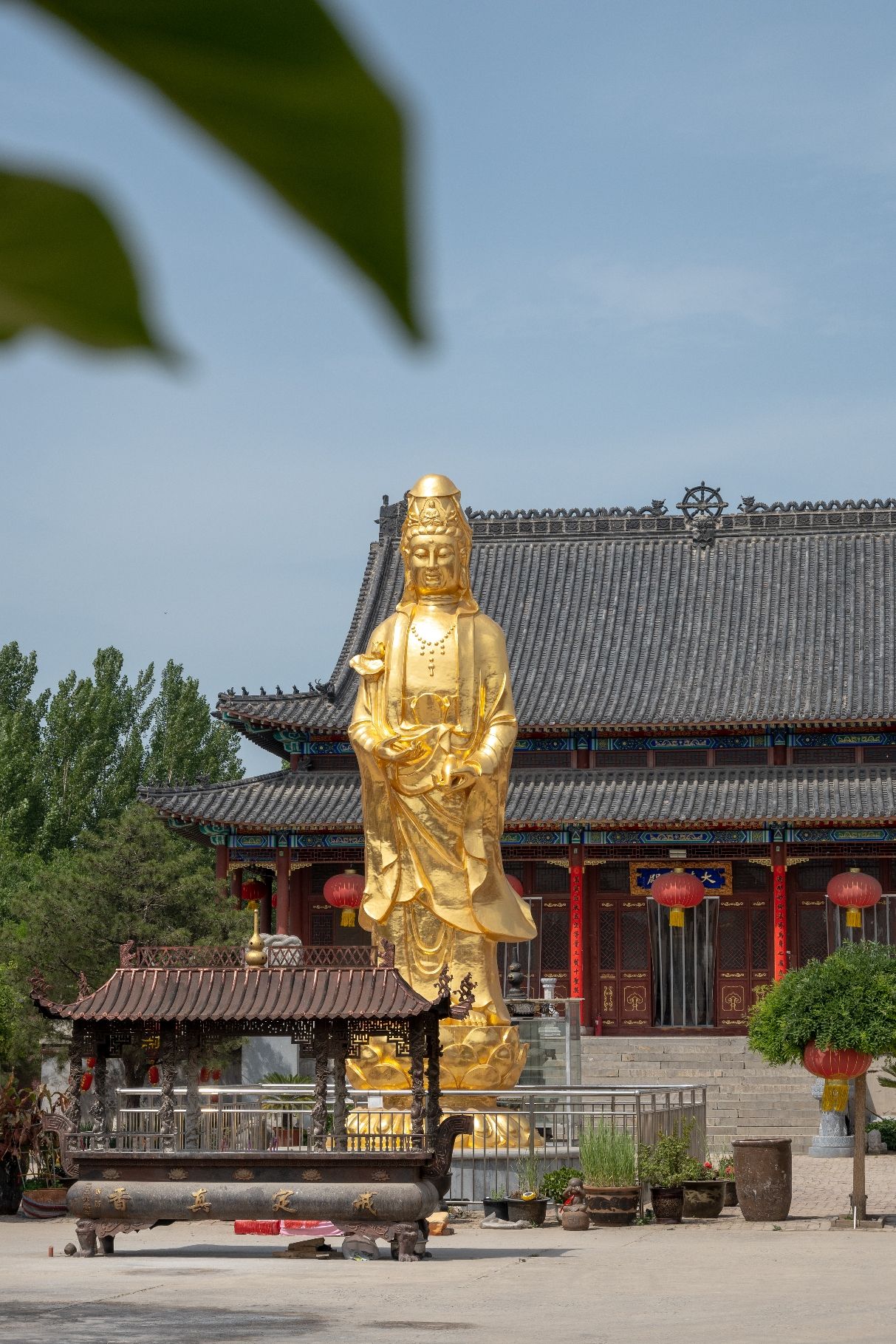 雄安新区安州天宁禅寺实景照片